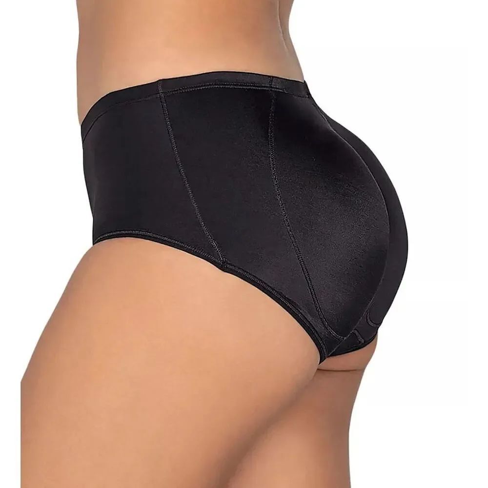 Leonisa Magic Benefit Padded Butt Lift Panty Black Medium